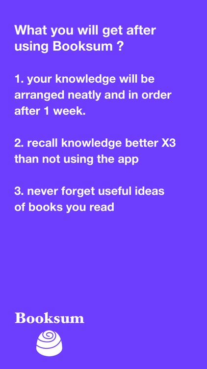 Booksum: save your knowledge