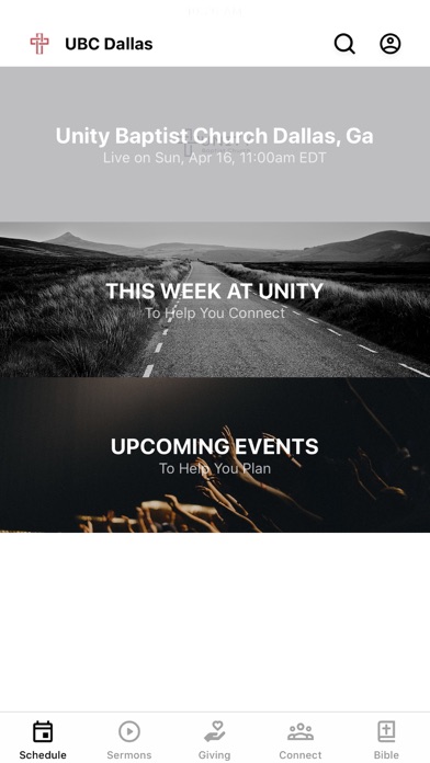 Unity Baptist Church Dallas Screenshot