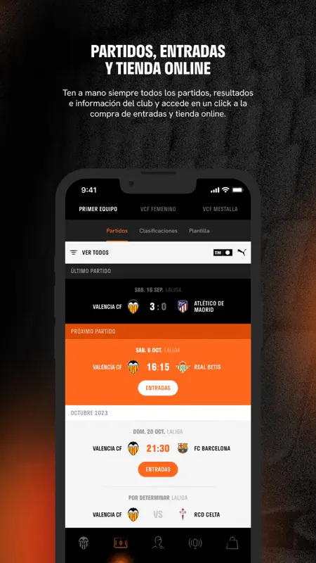 Valencia CF - Official App screenshot 3 of 4