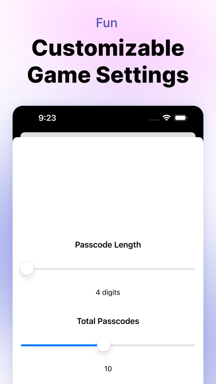 Passcode Trainer
