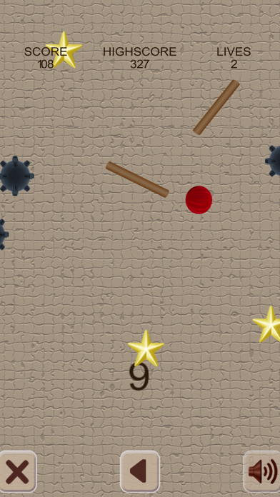 Red Rolling Ball Screenshot