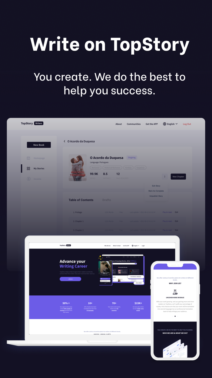 TopStory - Serialized Stories