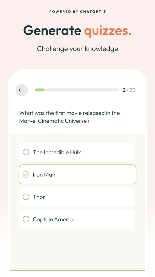 #6. QuizGenie AI: Writer & Chatbot (iOS) 由: Goktug Gumus
