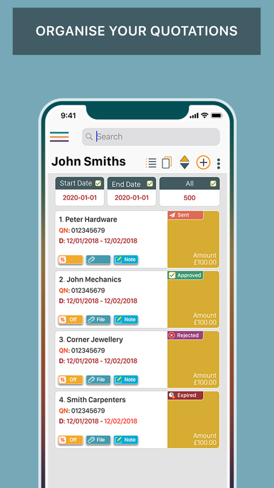 #5. Quotation Book (iOS) By: smoothbalance ltd
