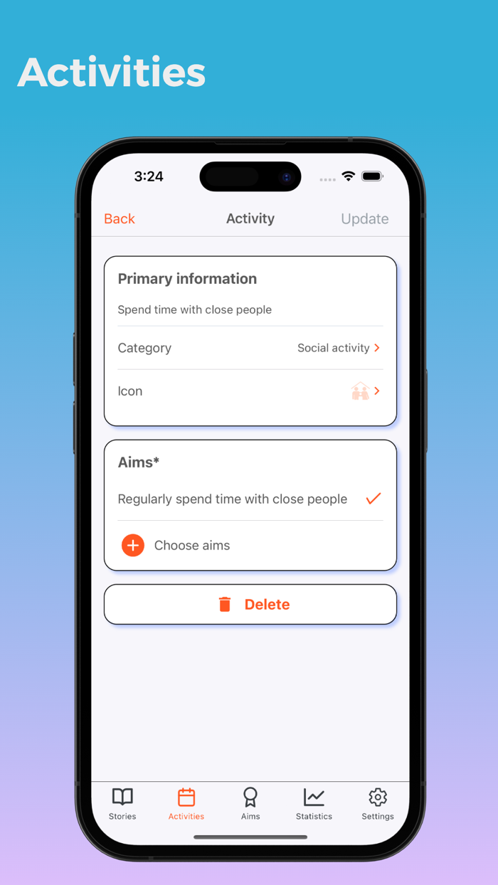 Mindfulness diary - Reflexy