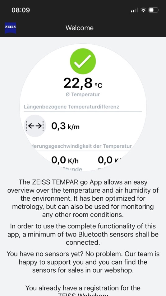 #8. ZEISS TEMPAR go (iOS) Podle: Carl Zeiss AG