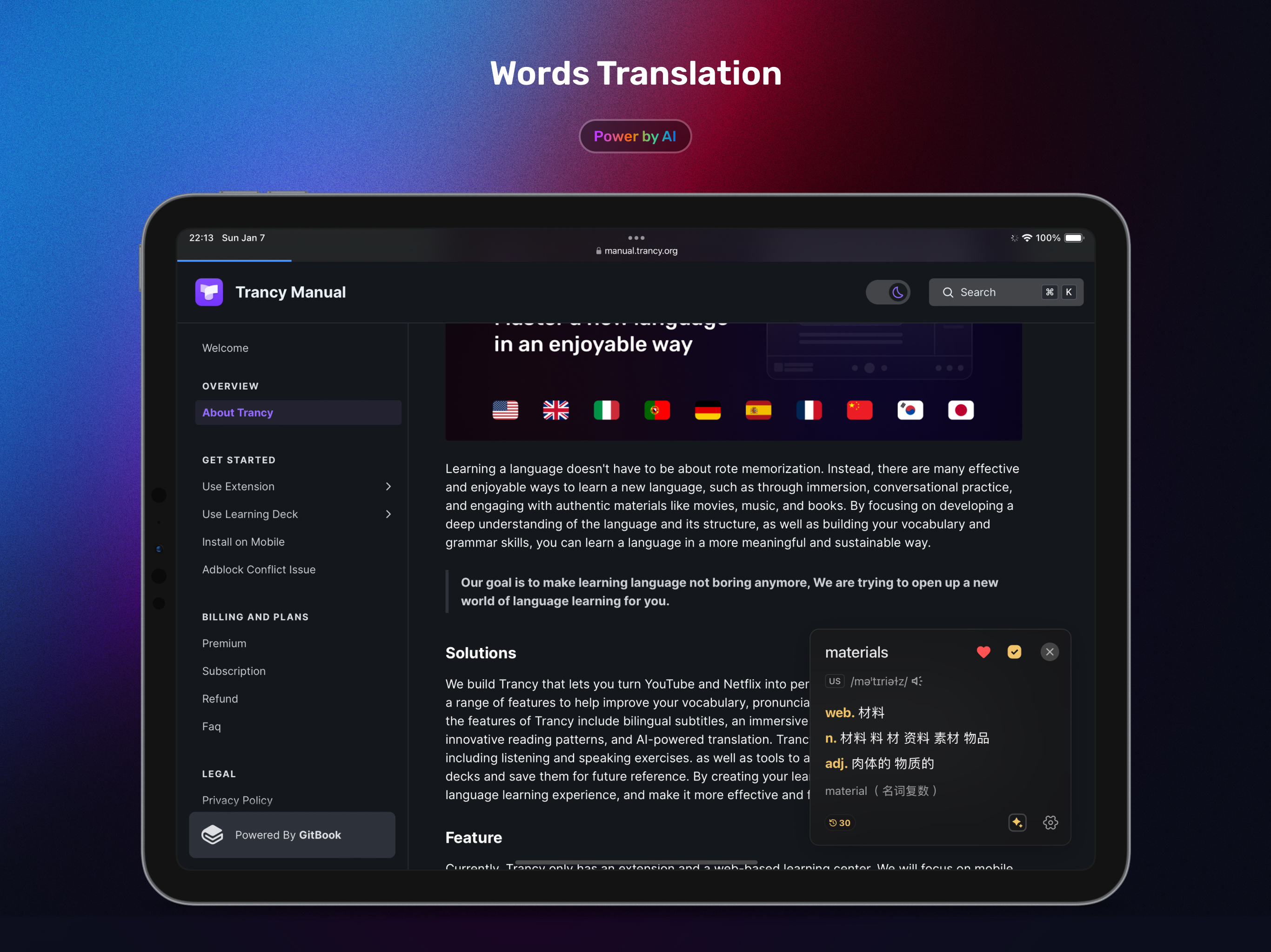 Trancy ET- AI Translator