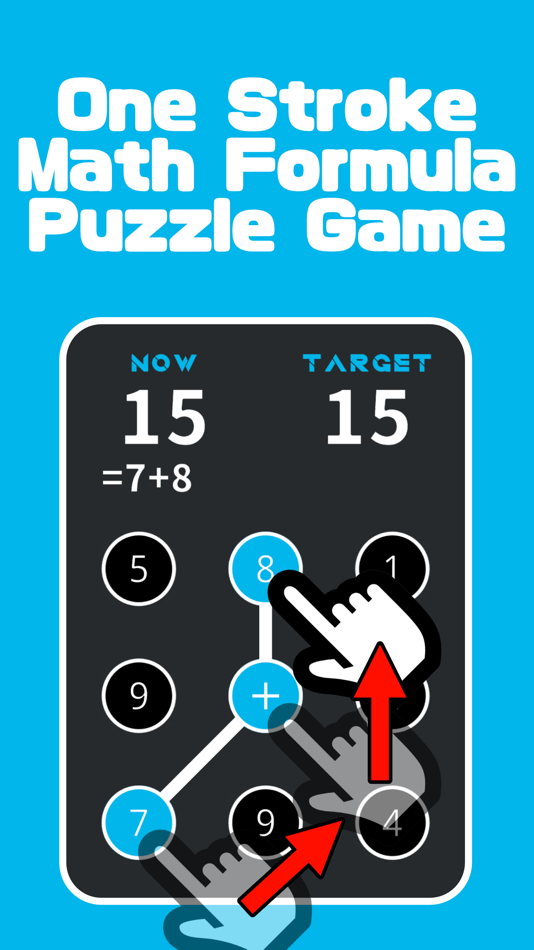 #1. TAMATH :One Stroke Math Puzzle (iOS) 由: hiroki kawakami