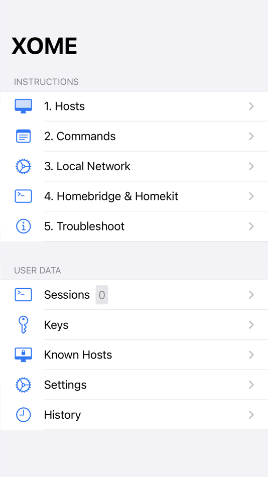 XOME Homebridge - 11 - (iOS)