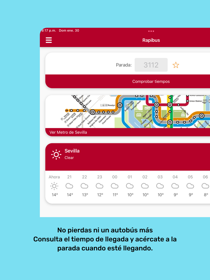 Rapibus Sevilla - Próximo bus