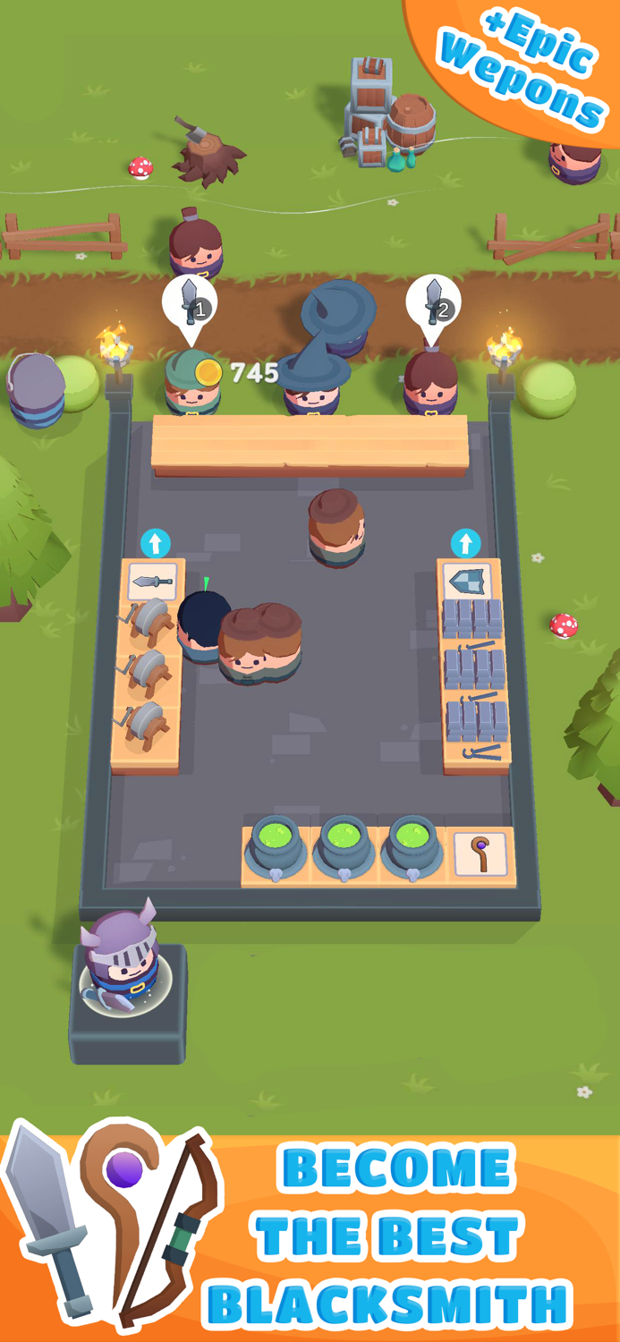 Hero Blacksmith Idle RPG