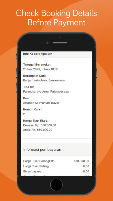 Amanah Kalimantan Travel Screenshot