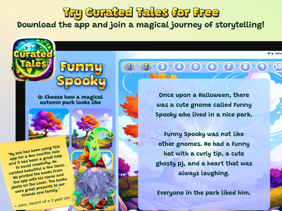 #10. Curated Tales (iOS) 由: California Design Success