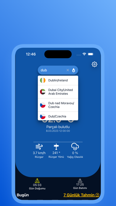 Weatherist - Hava Tahmini Screenshot