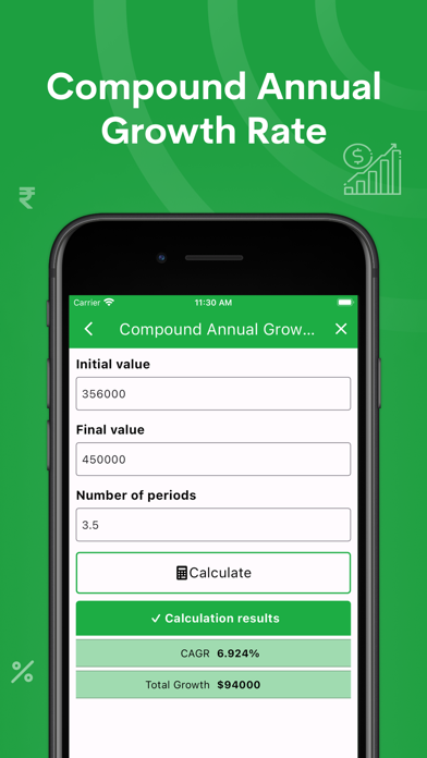 Stock Market Calculator Screenshot