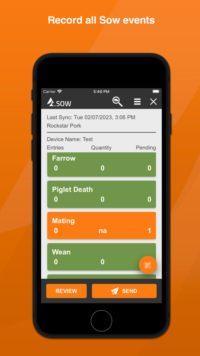 MetaFarms Sow Mobile
