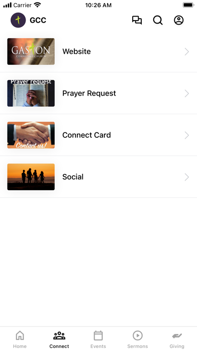 Gaston Community Church Screenshot
