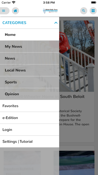 Beloit Daily News Screenshot