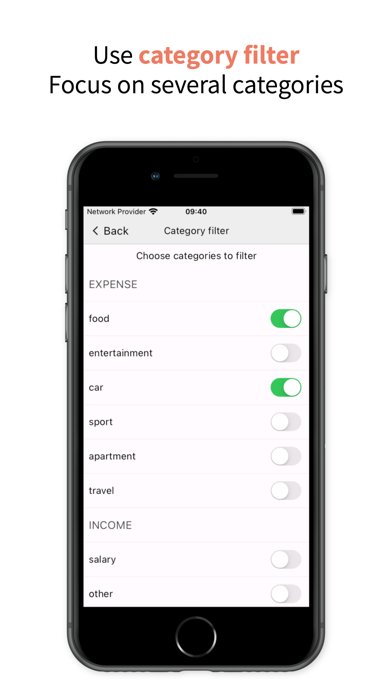 Keepersy: budget tracker Screenshot