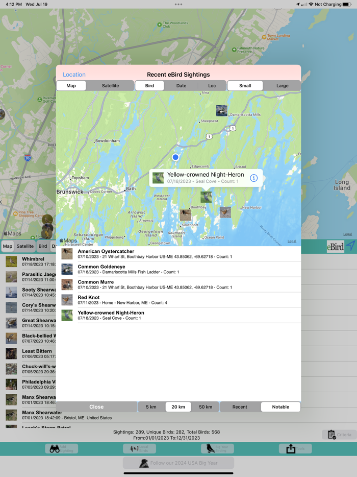 Big Year Birding ABA