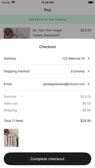 RaveTee Boutique Screenshot