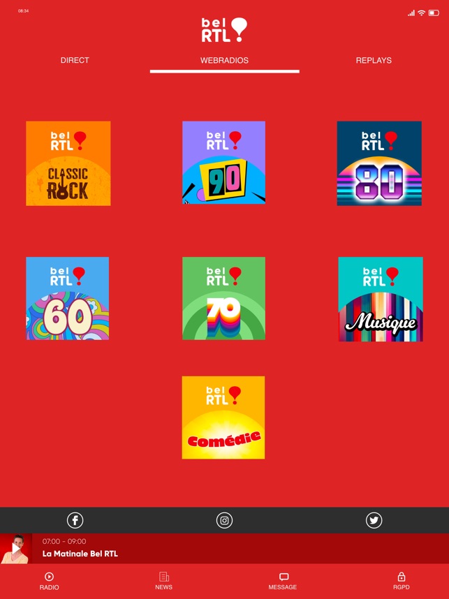 Bel RTL dans l'App Store