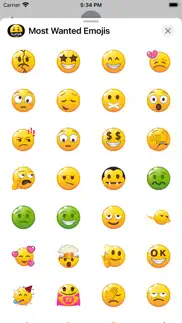 most wanted emojis iphone screenshot 2