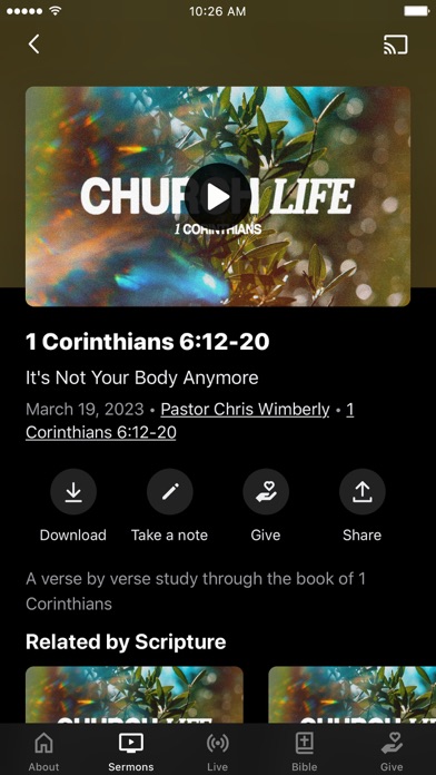 Selah Hills Church Screenshot