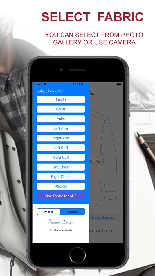 #2. Fashion Design (iOS) Bởi: YUSUF KESKIN