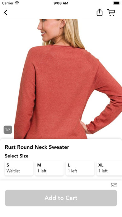 Curly Girls Boutique Screenshot