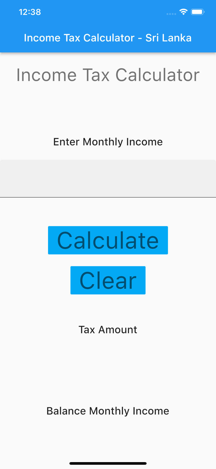 SL Income Tax Calculator