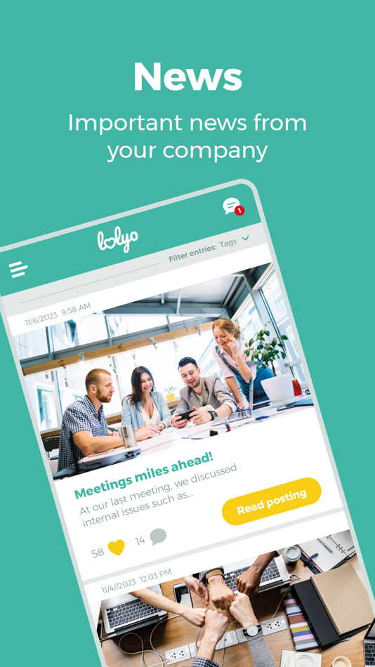#1. LOLYO Employee-App (iOS) 由: cycoders GmbH
