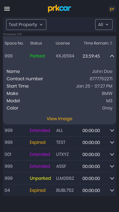 PrkCar Manager Screenshot 3 - AppWisp.com PrkCar Manager Screenshot 3 - AppWisp.com