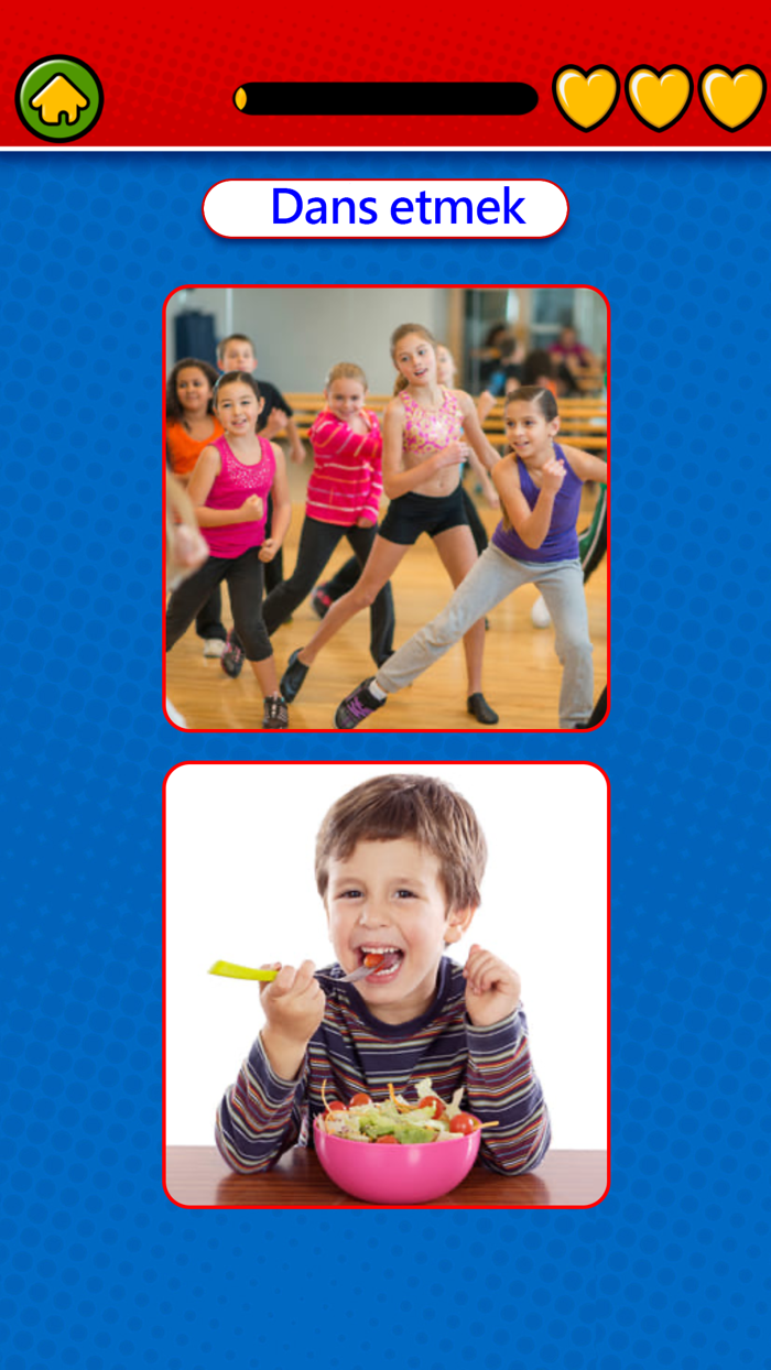 Game to learn Turkish Voca