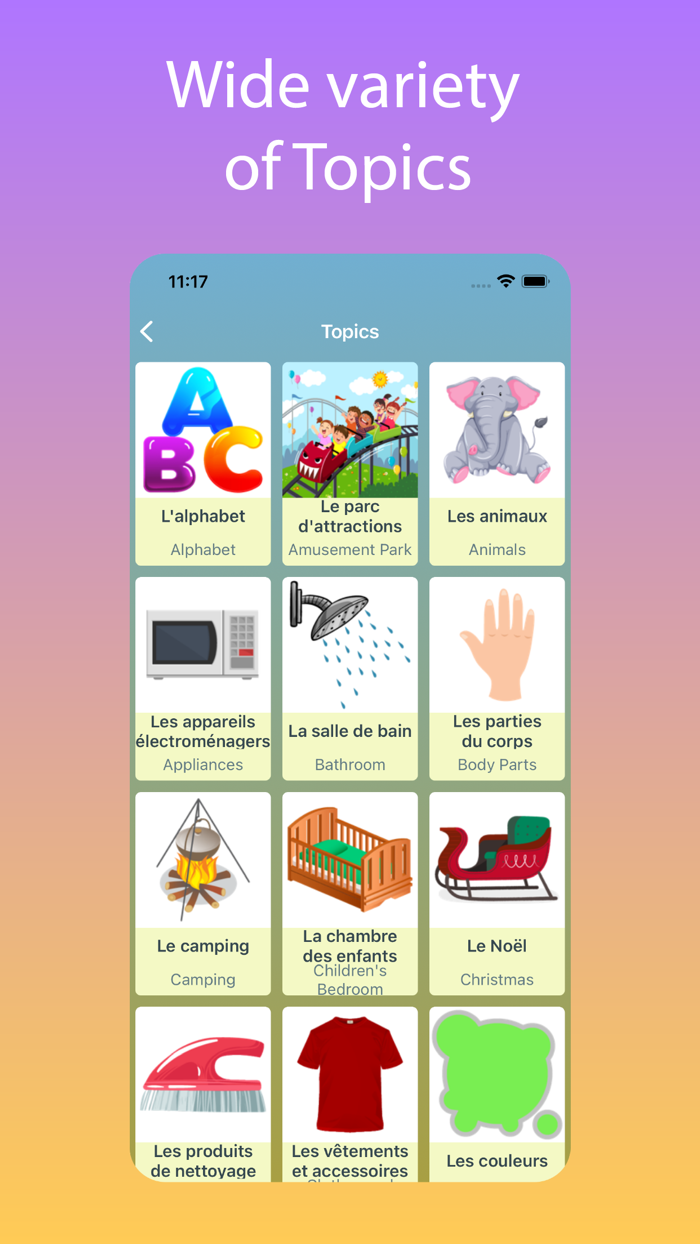 Lingo Learn French Vocabulary