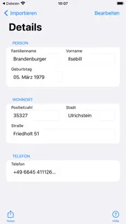 csv2contacts iphone screenshot 3