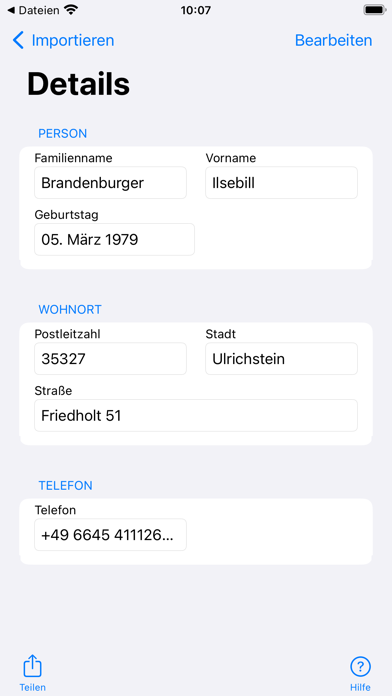 Screenshot #3 pour CSV2Contacts