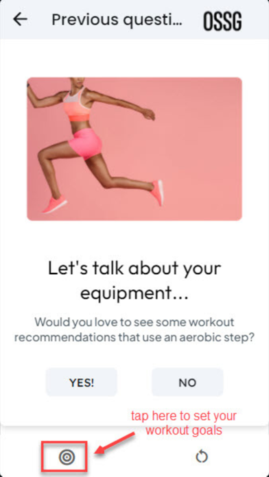 Workout Ideas & Goal Tracker Screenshot
