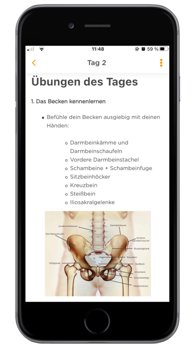 Yoga, Meditation & Beckenboden Screenshot