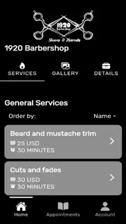 1920 barbershop iphone screenshot 1