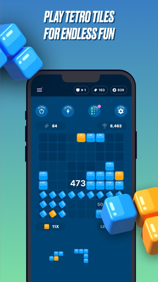 #2. Tetro Tiles - Block Puzzle (iOS) 来自: THNDR Games