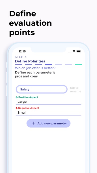Choice Matrix Screenshot