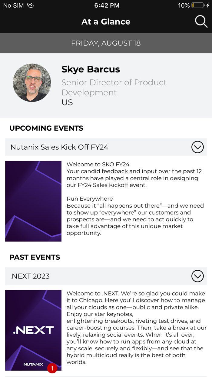 Nutanix Global Events