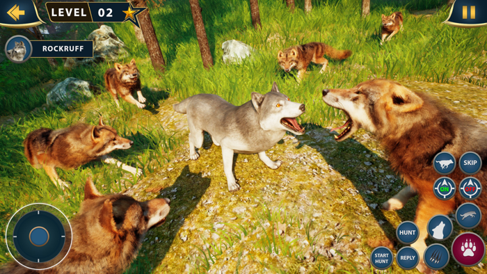 Wolf game the wild kingdom