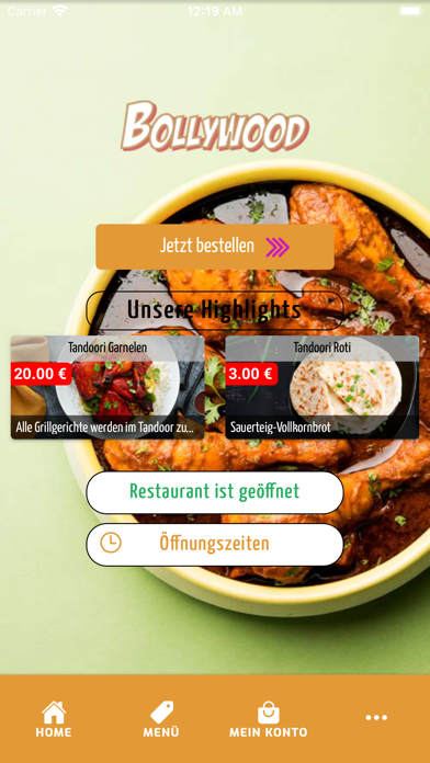 Screenshot #1 pour Bollywood Restaurant Bottrop