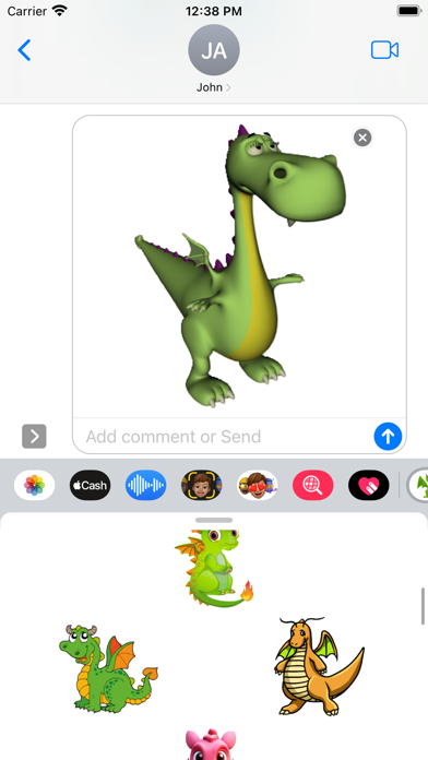 Dragon Stickers Screenshot