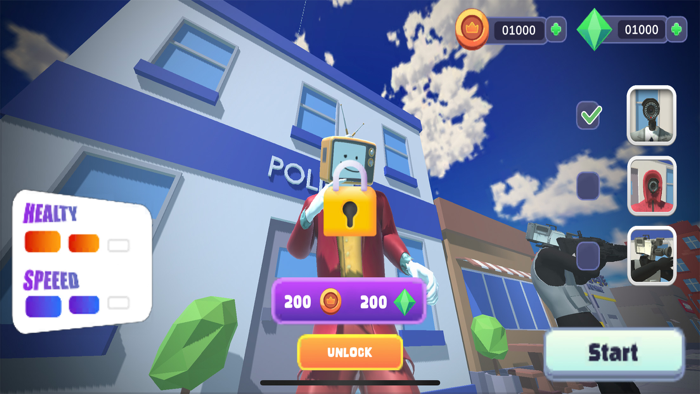 Toilet Monster Attack