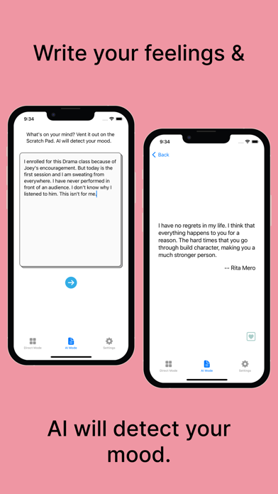 Mood Quote Screenshot
