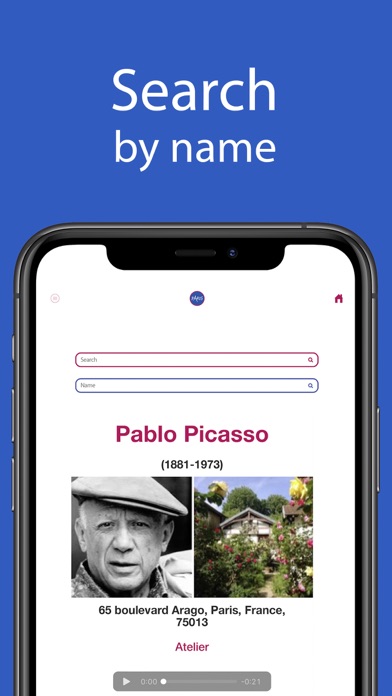 PARIS CELEBRITY GUIDE Screenshot