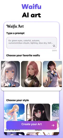 Game screenshot Waifu Art - AI Anime Girl mod apk